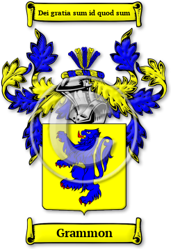 Grammon Family Crest Download (JPG) Legacy Series - 600 DPI