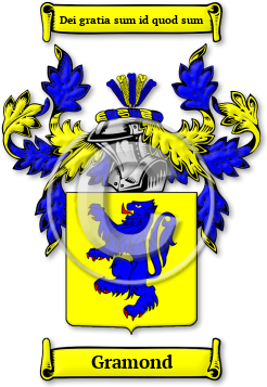 Gramond Family Crest Download (jpg) Legacy Series - 150 DPI