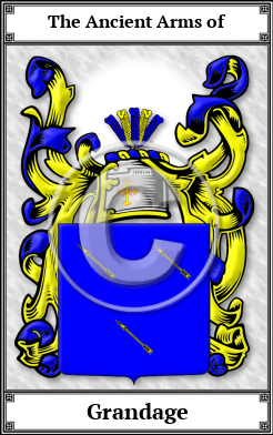 Grandage Family Crest Download (JPG)  Book Plated - 150 DPI