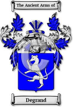 Degrand Family Crest Download (JPG) Legacy Series - 600 DPI