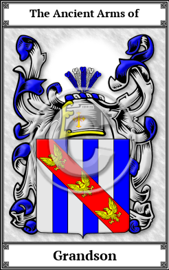 Grandson Family Crest Download (JPG)  Book Plated - 150 DPI