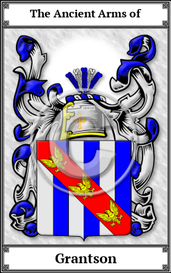 Grantson Family Crest Download (JPG) Book Plated - 600 DPI