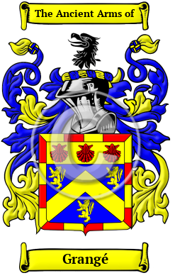 Grangé Family Crest/Coat of Arms