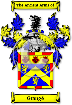 Grangé Family Crest Download (jpg) Legacy Series - 150 DPI