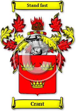 Crant Family Crest Download (jpg) Legacy Series - 150 DPI