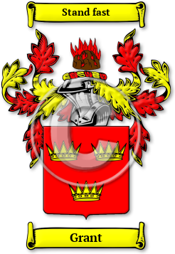 Grant Family Crest Download (jpg) Legacy Series - 150 DPI