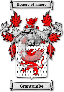 Grantombe Family Crest Download (jpg) Legacy Series - 150 DPI