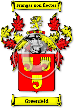 Greenfeld Family Crest Download (JPG) Legacy Series - 600 DPI