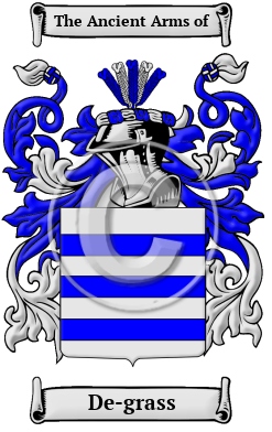 De-grass Family Crest Download (JPG) Heritage Series - 300 DPI