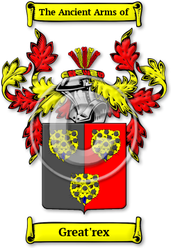 Great'rex Family Crest Download (jpg) Legacy Series - 150 DPI
