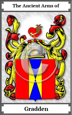 Gradden Family Crest Download (JPG)  Book Plated - 150 DPI