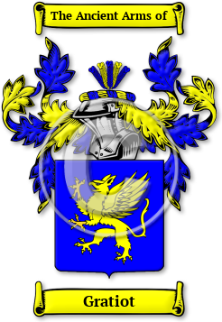 Gratiot Family Crest Download (jpg) Legacy Series - 150 DPI
