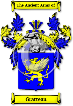 Gratteau Family Crest Download (JPG) Legacy Series - 600 DPI