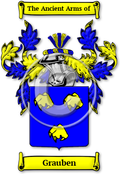 Grauben Family Crest Download (jpg) Legacy Series - 150 DPI