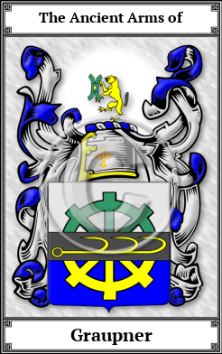 Graupner Family Crest Download (JPG) Book Plated - 600 DPI