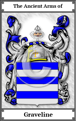Graveline Family Crest Download (JPG)  Book Plated - 150 DPI
