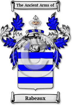 Rabeaux Family Crest Download (jpg) Legacy Series - 150 DPI
