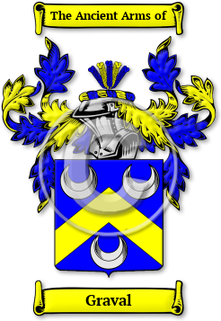 Graval Family Crest Download (JPG) Legacy Series - 600 DPI