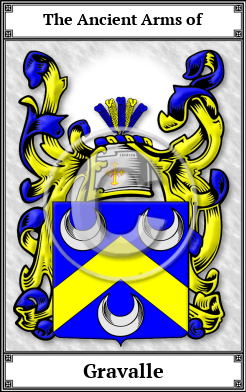 Gravalle Family Crest Download (JPG)  Book Plated - 150 DPI