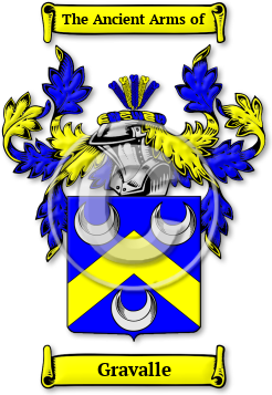 Gravalle Family Crest Download (jpg) Legacy Series - 150 DPI