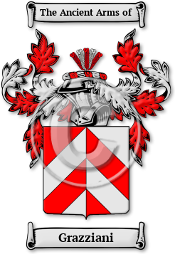 Grazziani Family Crest Download (jpg) Legacy Series - 150 DPI