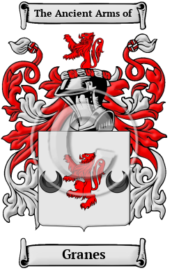 Granes Family Crest Download (JPG) Heritage Series - 600 DPI