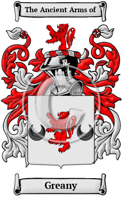 Greany Family Crest Download (JPG) Heritage Series - 600 DPI