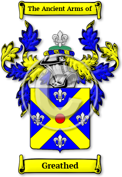 Greathed Family Crest Download (jpg) Legacy Series - 150 DPI