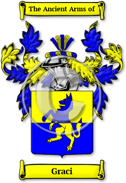 Graci Family Crest Download (jpg) Legacy Series - 150 DPI