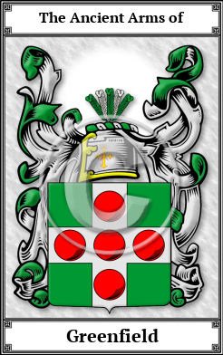 Greenfield Family Crest Download (JPG)  Book Plated - 150 DPI
