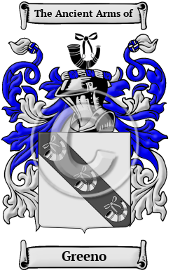Greeno Family Crest/Coat of Arms