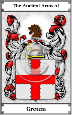 Grenin Family Crest Download (JPG)  Book Plated - 150 DPI