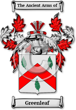 Greenleaf Family Crest Download (jpg) Legacy Series - 150 DPI