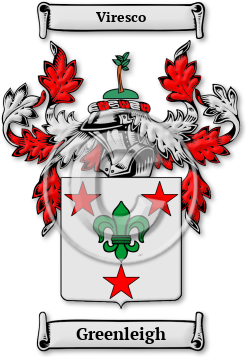 Greenleigh Family Crest Download (JPG) Legacy Series - 600 DPI