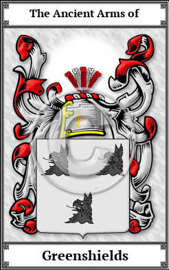 Greenshields Family Crest Download (JPG)  Book Plated - 150 DPI