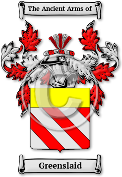 Greenslaid Family Crest Download (jpg) Legacy Series - 150 DPI