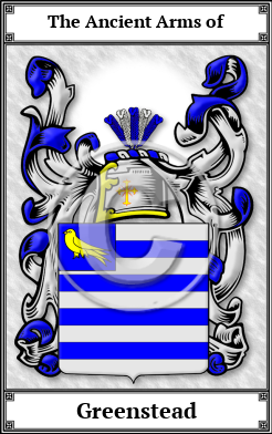 Greenstead Family Crest Download (JPG) Book Plated - 600 DPI