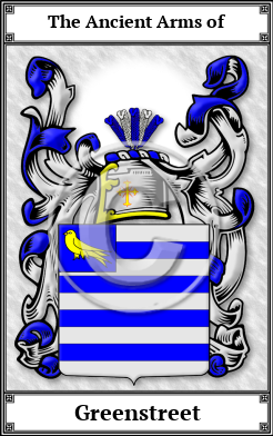 Greenstreet Family Crest Download (JPG)  Book Plated - 150 DPI