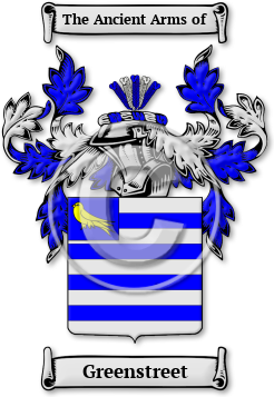 Greenstreet Family Crest Download (jpg) Legacy Series - 150 DPI