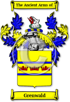Grenwald Family Crest Download (JPG) Legacy Series - 300 DPI