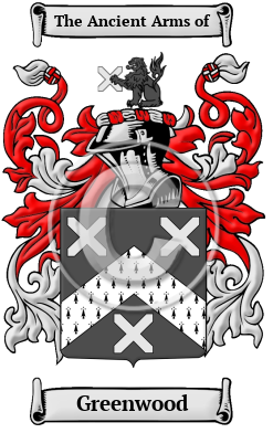 Greenwood Family Crest Download (JPG) Heritage Series - 600 DPI