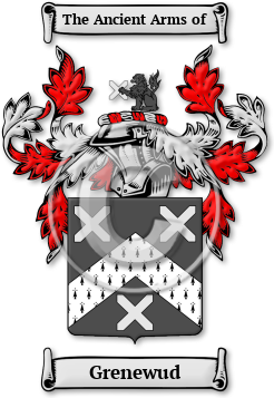 Grenewud Family Crest Download (jpg) Legacy Series - 150 DPI