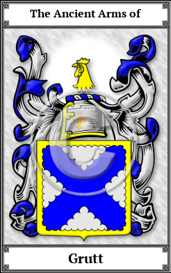 Grutt Family Crest Download (JPG)  Book Plated - 150 DPI