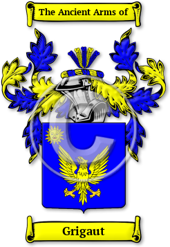 Grigaut Family Crest Download (jpg) Legacy Series - 150 DPI