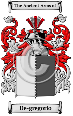 De-gregorio Family Crest Download (JPG) Heritage Series - 300 DPI