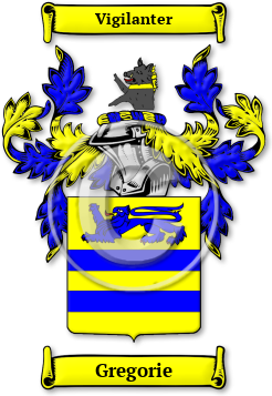 Gregorie Family Crest Download (JPG) Legacy Series - 600 DPI