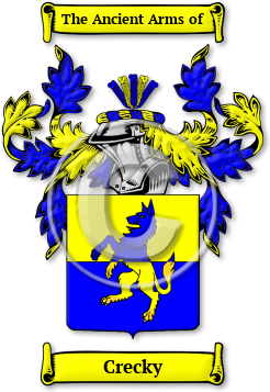 Crecky Family Crest Download (jpg) Legacy Series - 150 DPI