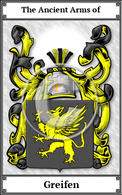 Greifen Family Crest Download (JPG)  Book Plated - 150 DPI