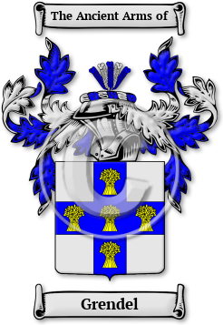 Grendel Family Crest Download (jpg) Legacy Series - 150 DPI