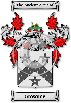 Grosome Family Crest Download (jpg) Legacy Series - 150 DPI